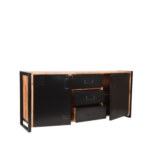 0dressoir Brussels Rough Mangohout 190x45x85 Cm Perspectief