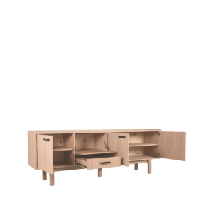 0dressoir Cali 220x45x77cm Naturel Perspectief2