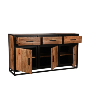 0dressoir Tampa Rough Mangohout 170x45x90 Cm Perspectief