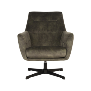 0fauteuil Toby Hunter Velours 75x80x85 Cm Voorkant