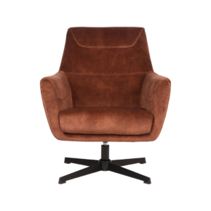 0fauteuil Toby Rust Velours 75x80x85 Cm Voorkant