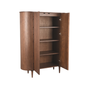 0hoge Kast Oliva 105x47x158 Cm Walnoot Eikenhout Perspectief2