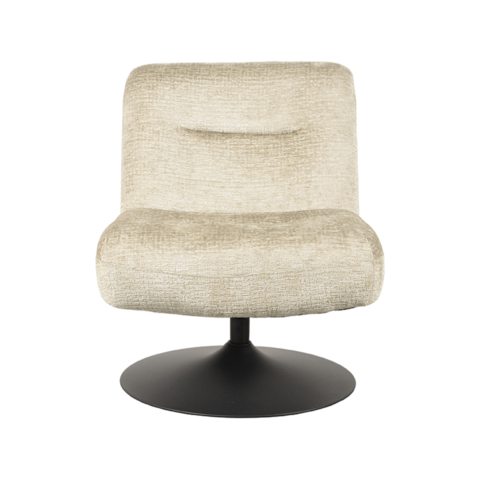 1fauteuil Eli Beige Elegance 64x74x77 Cm Voorkant