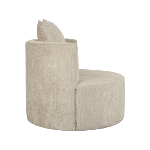 1fauteuil Evy 90cm Desert Elegance Zijkant