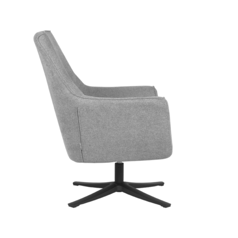 1fauteuil Tod Zinc Weave 76x75x90 Cm Zijkant